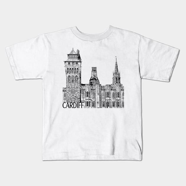 Cardiff Kids T-Shirt by TravelTs